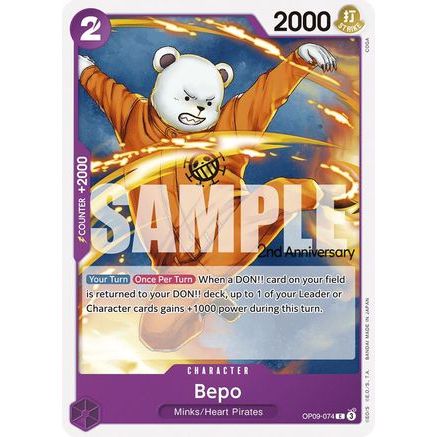 Bepo (OP09-074) - Emperors in the New World: 2nd Anniversary Tournament Cards