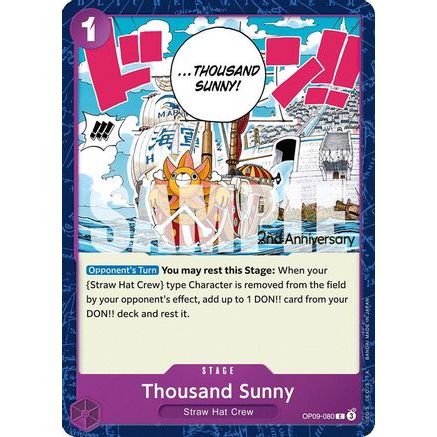 Thousand Sunny (OP09-080) - Emperors in the New World: 2nd Anniversary Tournament Cards