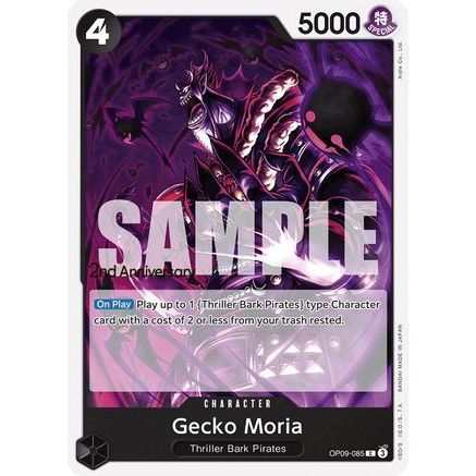 Gecko Moria (OP09-085) - Emperors in the New World: 2nd Anniversary Tournament Cards