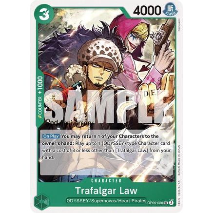 Trafalgar Law (OP09-030) - Emperors in the New World: 2nd Anniversary Tournament Cards