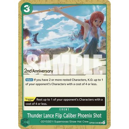 Thunder Lance Flip Caliber Phoenix Shot (OP09-040) - Emperors in the New World: 2nd Anniversary Tournament Cards