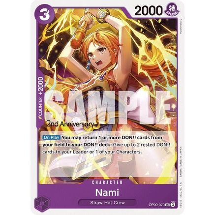 Nami (070) (OP09-070) - Emperors in the New World: 2nd Anniversary Tournament Cards