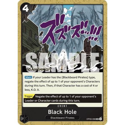Black Hole (OP09-098) - Emperors in the New World: 2nd Anniversary Tournament Cards