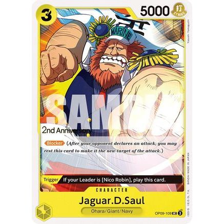 Jaguar.D.Saul (OP09-109) - Emperors in the New World: 2nd Anniversary Tournament Cards