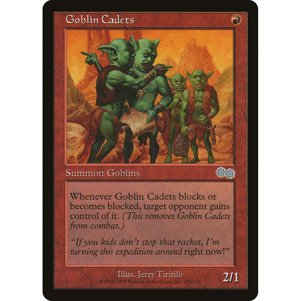 Goblin Cadets (USG-189) - Urza's Saga