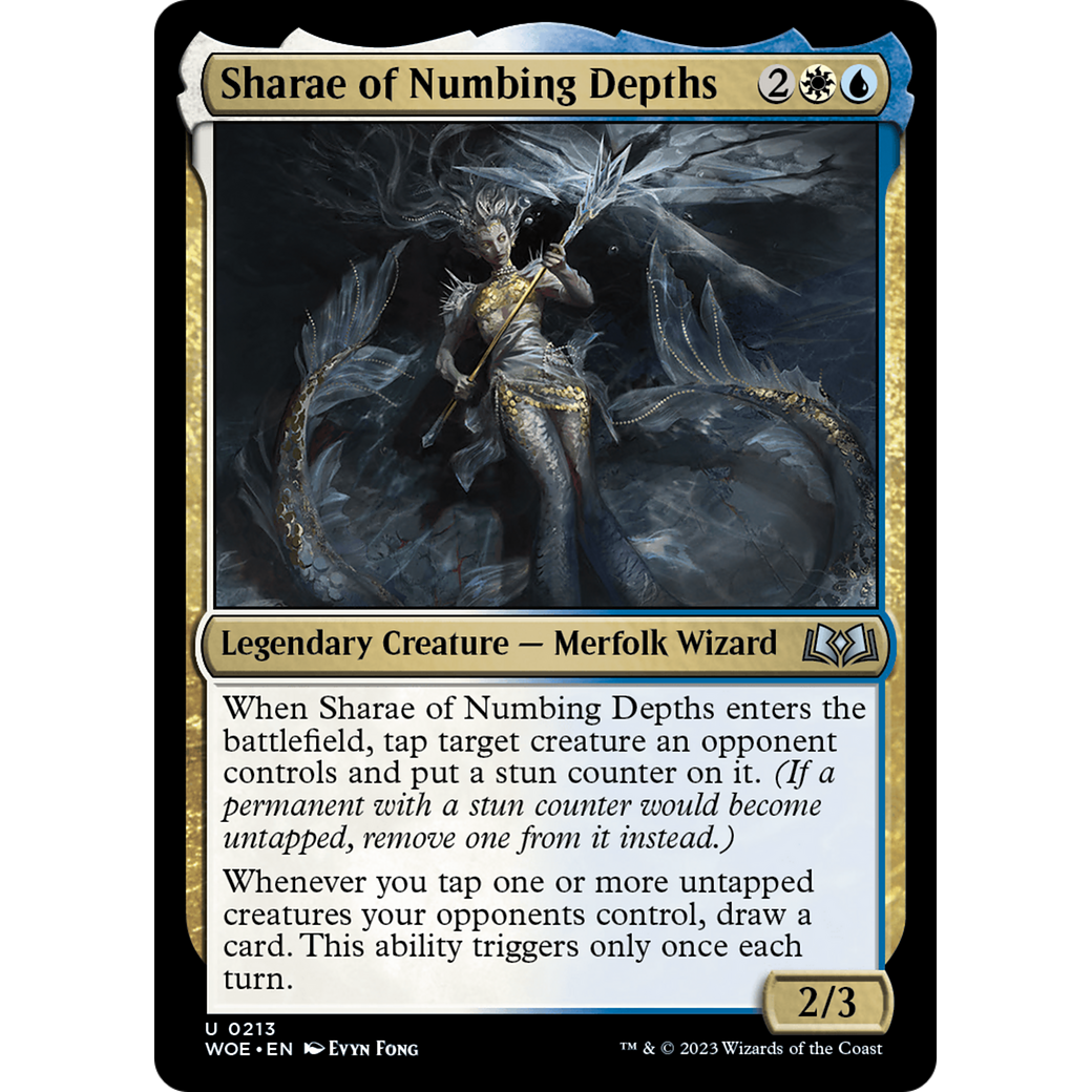 Sharae of Numbing Depths (WOE-213) - Wilds of Eldraine