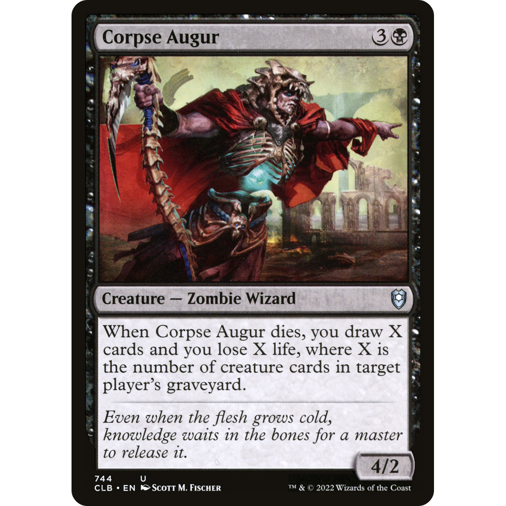 Corpse Augur (CLB-744) - Commander Legends: Battle for Baldur's Gate
