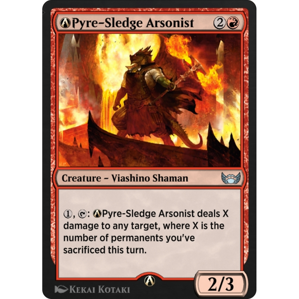 A-Pyre-Sledge Arsonist (SNC-A-118) - Streets of New Capenna