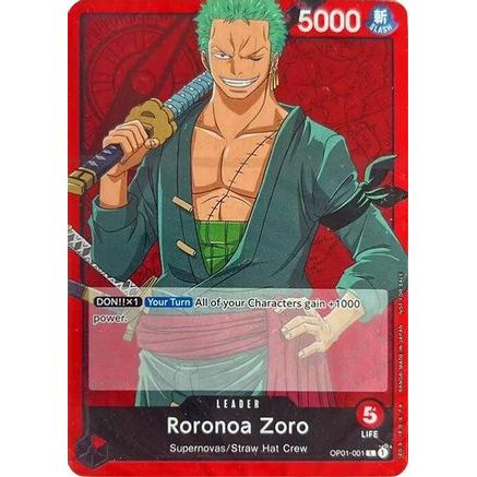 Roronoa Zoro (OP01-001) - One Piece Demo Deck Cards