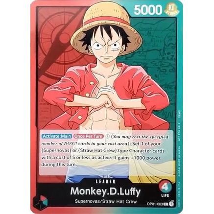 Monkey.D.Luffy (003) (OP01-003) - One Piece Demo Deck Cards