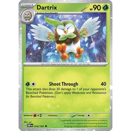 Dartrix - 014/197 (Cosmos Holo) 14 - Miscellaneous Cards & Products Holofoil