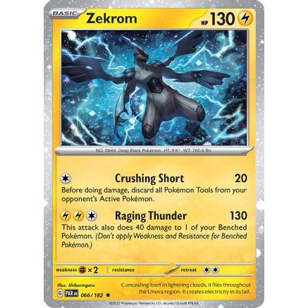 Zekrom - 066/182 (Cosmos Holo) 66 - Miscellaneous Cards & Products Holofoil