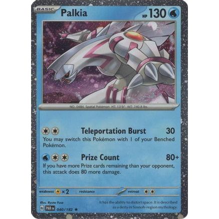 Palkia - 040/182 (Cosmos Holo) 40 - Miscellaneous Cards & Products Holofoil