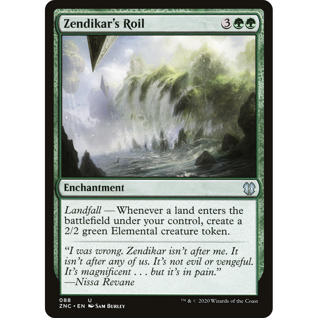 Zendikar's Roil (ZNC-088) - Zendikar Rising Commander