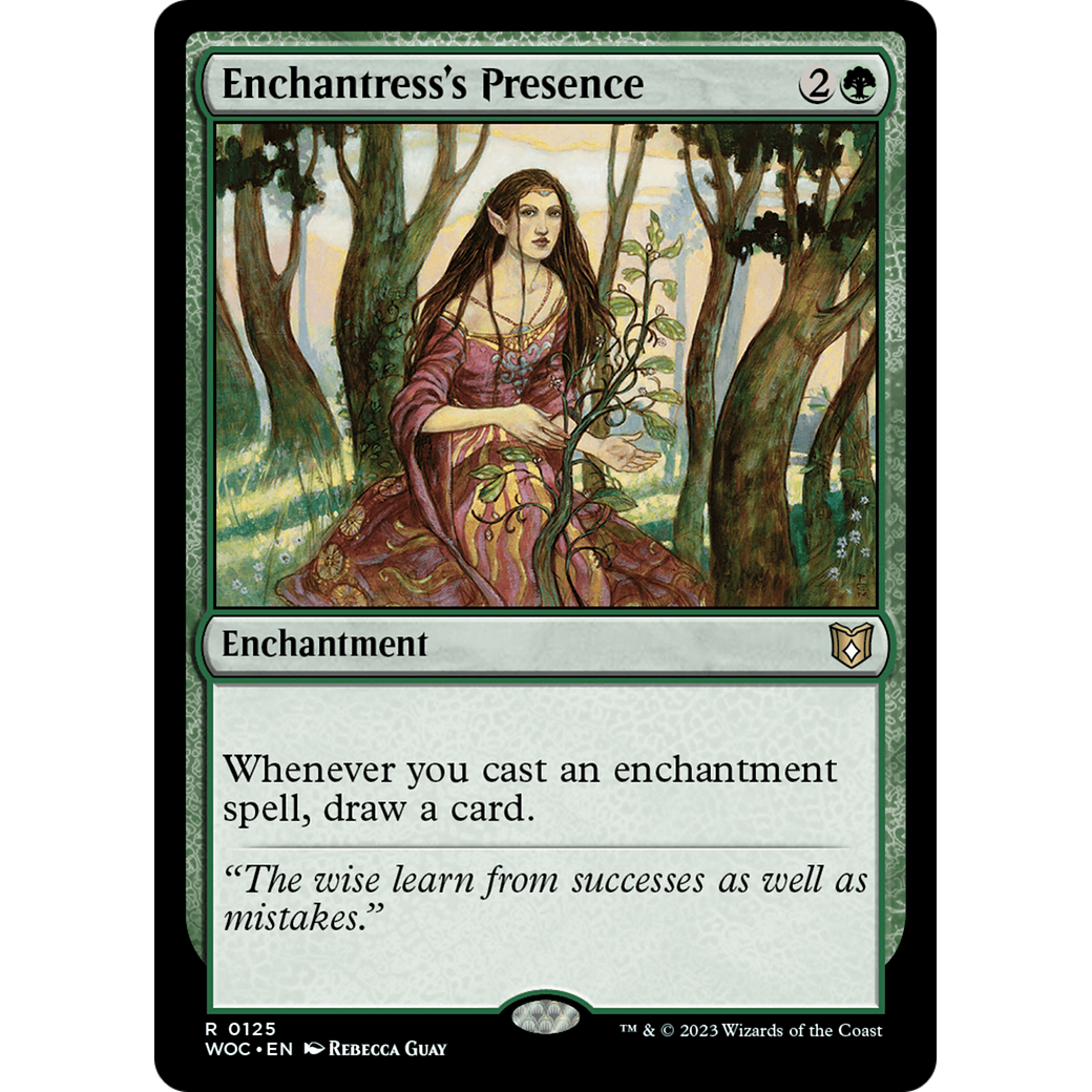 Enchantress's Presence (WOC-125) - Wilds of Eldraine Commander
