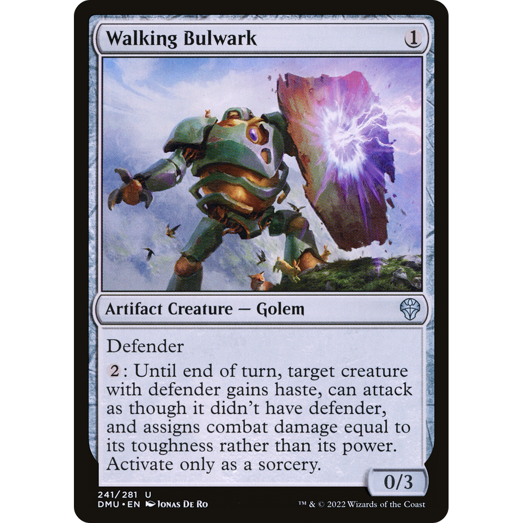 Walking Bulwark (DMU-241) - Dominaria United Foil