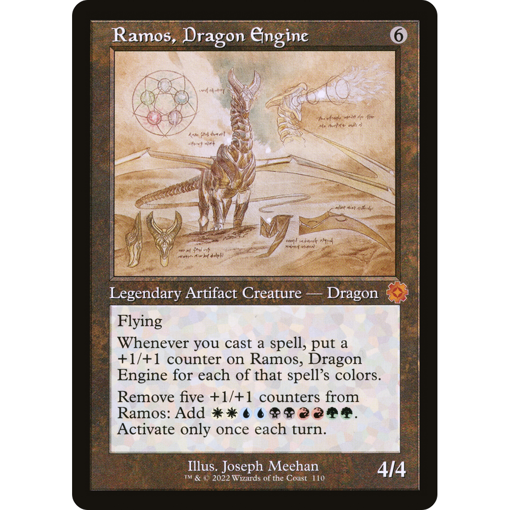 Ramos, Dragon Engine (Schematic) (BRR-110) - The Brothers' War Retro Artifacts