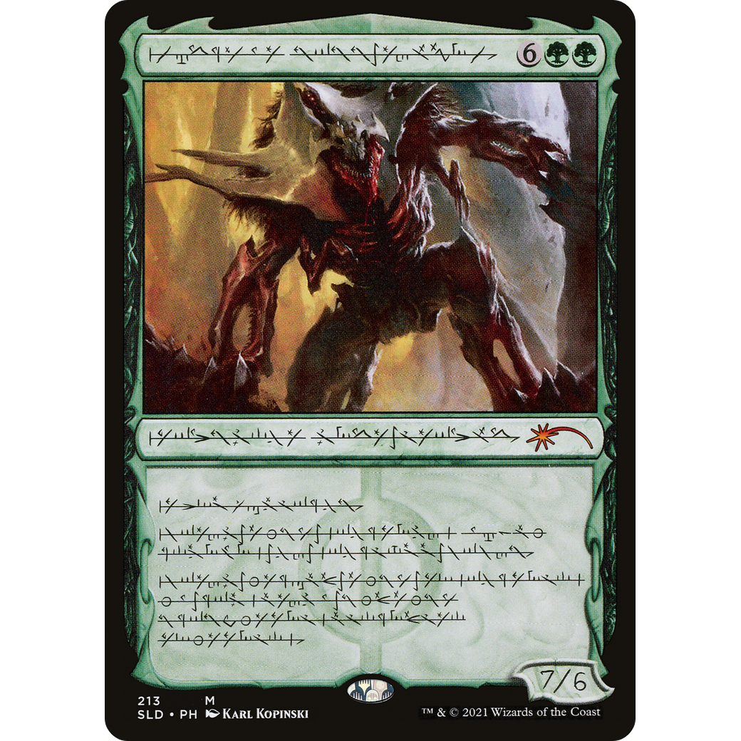 Vorinclex, Voice of Hunger (Phyrexian) (SLD-213) - Secret Lair Drop