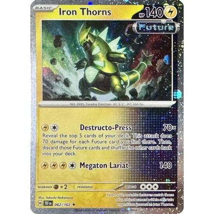 Iron Thorns - 062/162 (Cosmos Holo) 62 - Miscellaneous Cards & Products Holofoil