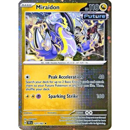 Miraidon - 121/162 (Cosmos Holo) 121 - Miscellaneous Cards & Products Holofoil