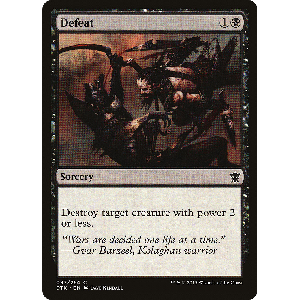 Defeat (DTK-097) - Dragons of Tarkir