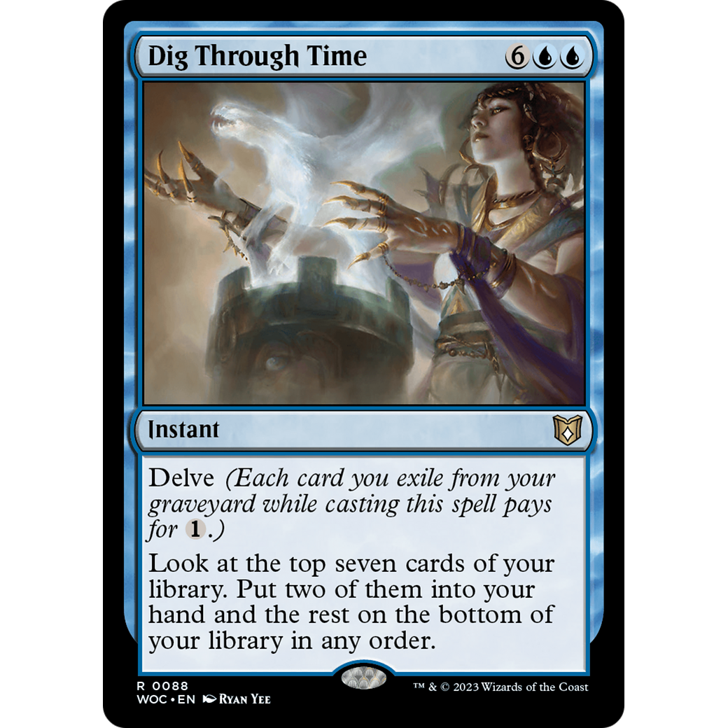 Dig Through Time (WOC-088) - Wilds of Eldraine Commander