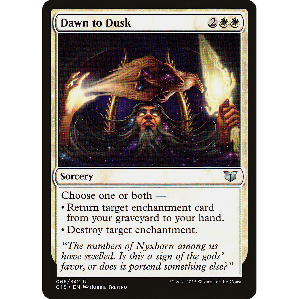 Dawn to Dusk (C15-066) - Commander 2015