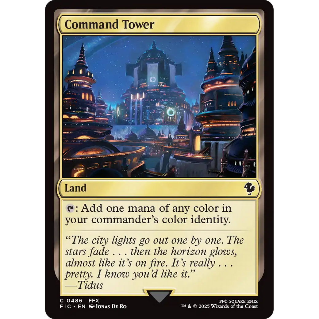 Command Tower (FIC-486) - Commander: FINAL FANTASY