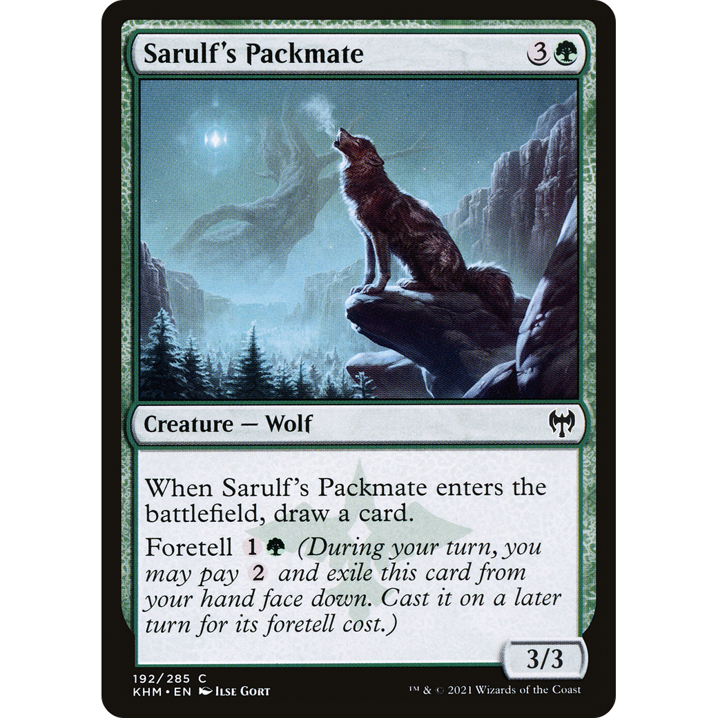 Sarulf's Packmate (KHM-192) - Kaldheim