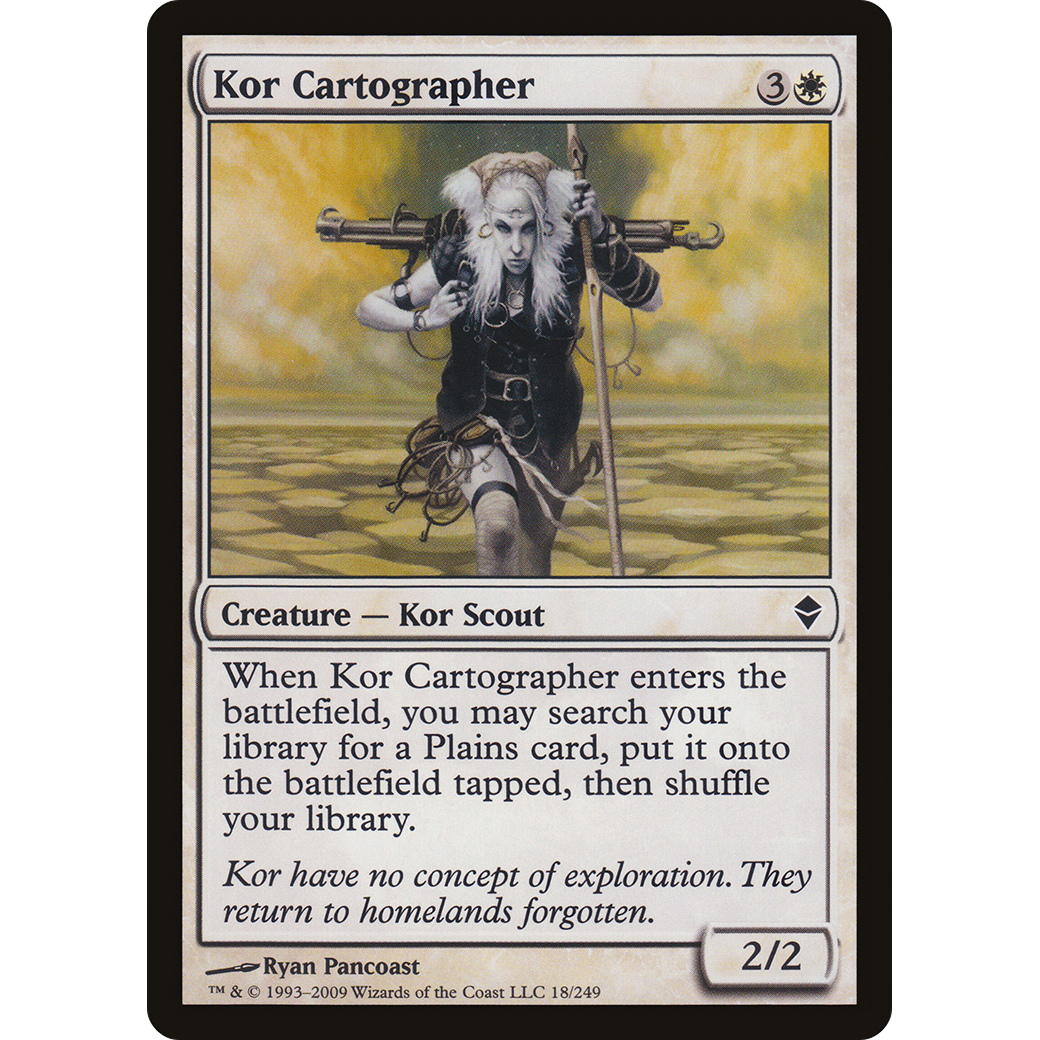 Kor Cartographer (ZEN-018) - Zendikar