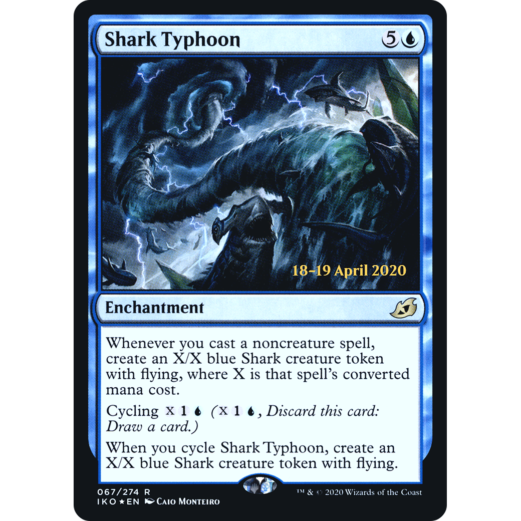 Shark Typhoon (PRE-067) - Ikoria: Lair of Behemoths Promos Foil