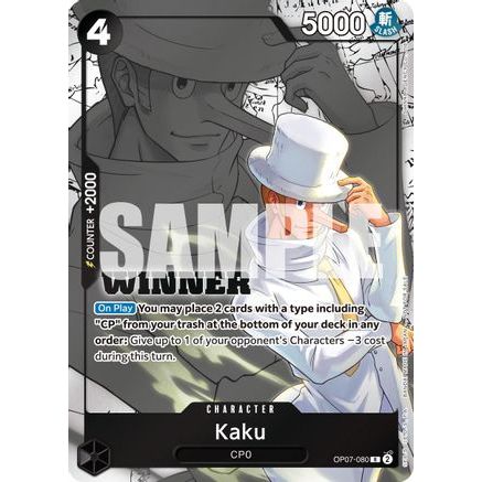 Kaku (Winner Pack 2025 Vol. 1) (OP07-080) - One Piece Promotion Cards Foil