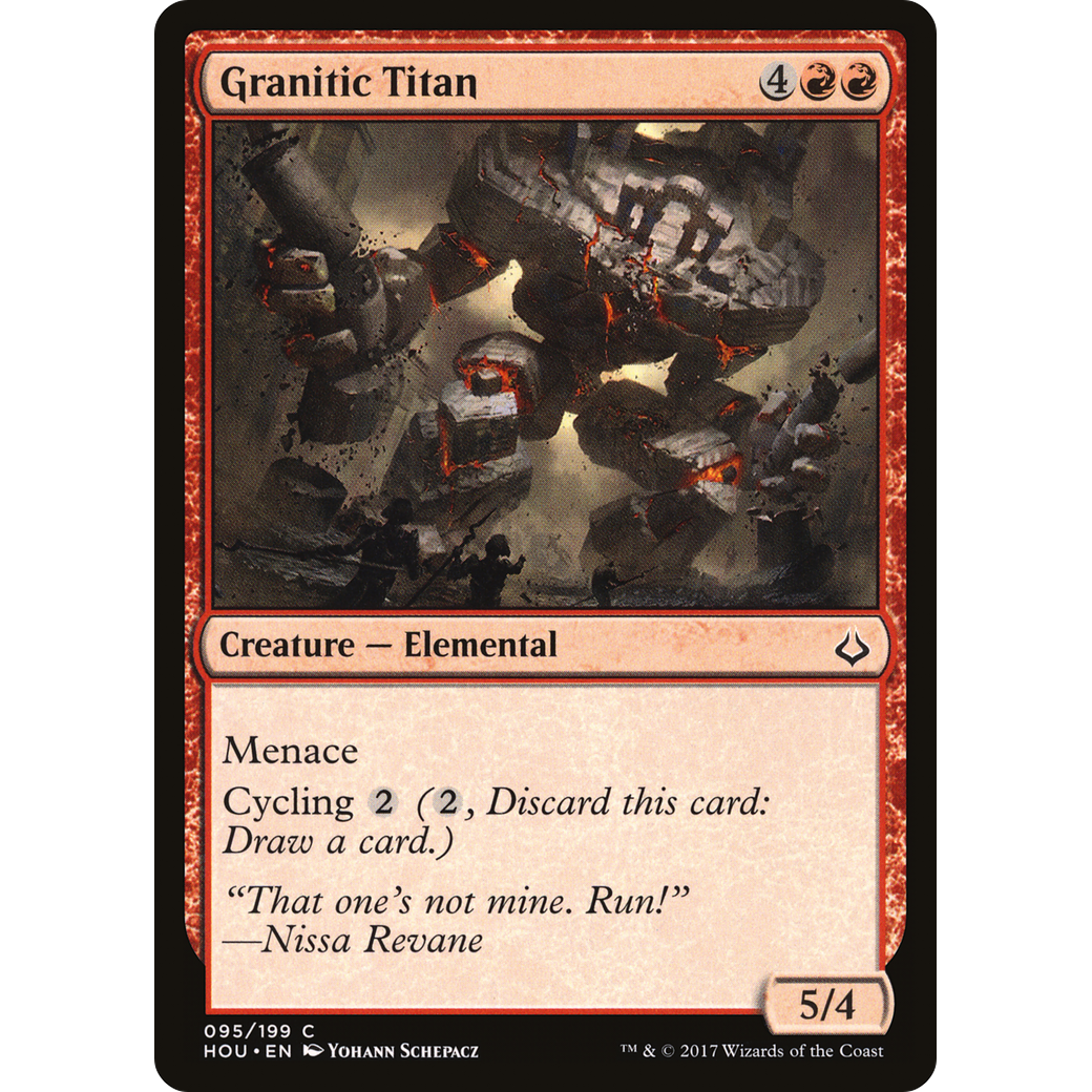 Granitic Titan (HOU-095) - Hour of Devastation Foil