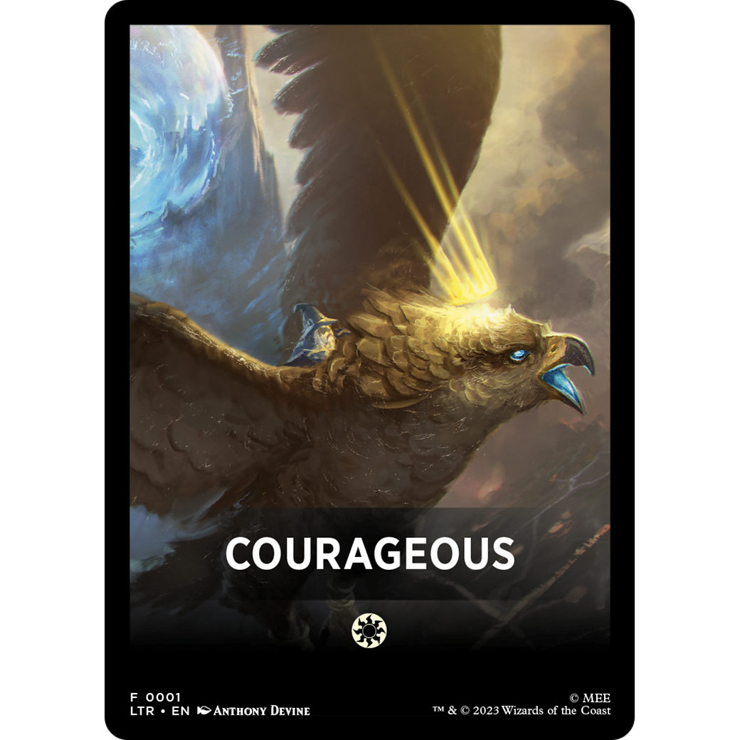 Courageous (FLTR-001) - Tales of Middle-earth Front Cards