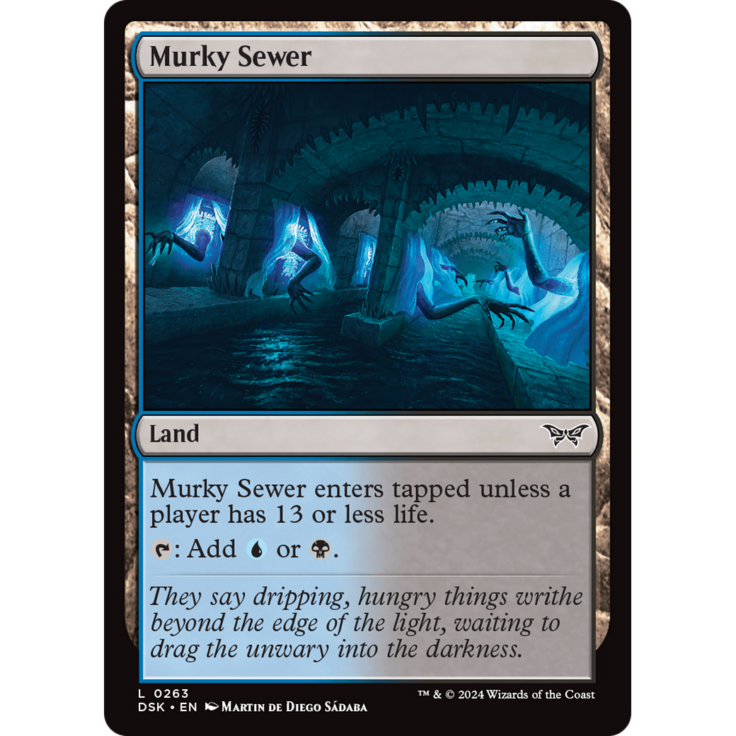 Murky Sewer (DSK-263) - Duskmourn: House of Horror Foil