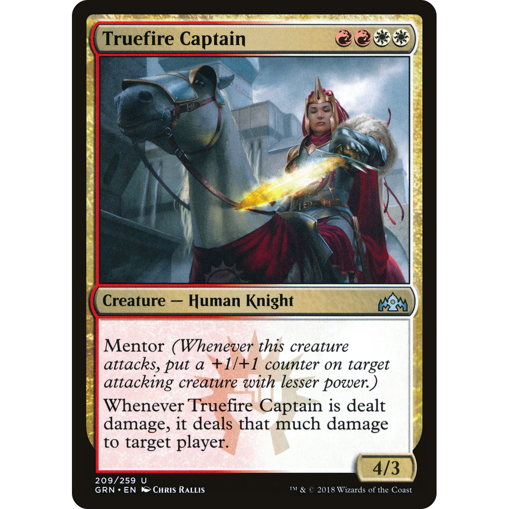 Truefire Captain (GRN-209) - Guilds of Ravnica Foil