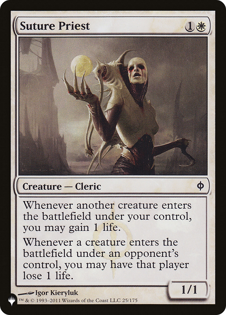 Suture Priest (LIST-25/175) - The List
