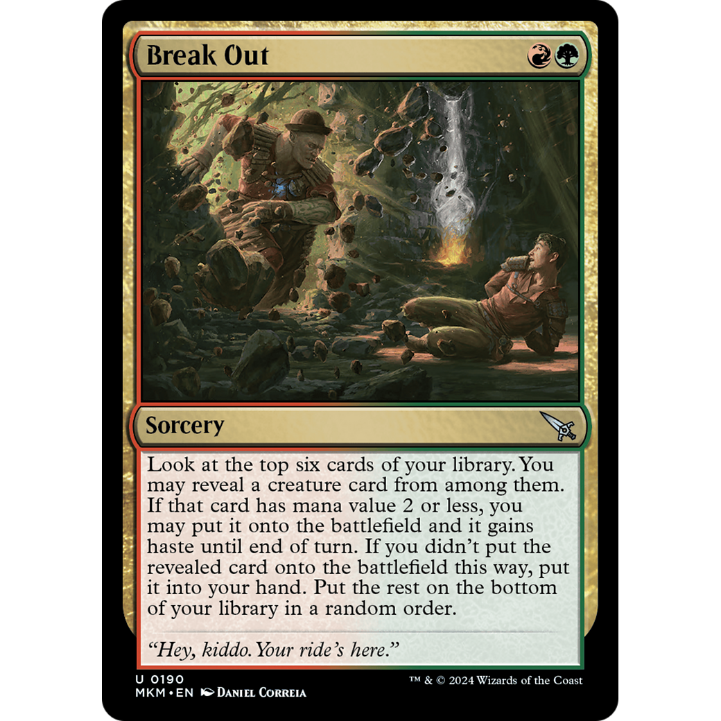 Break Out (MKM-190†) - Murders at Karlov Manor