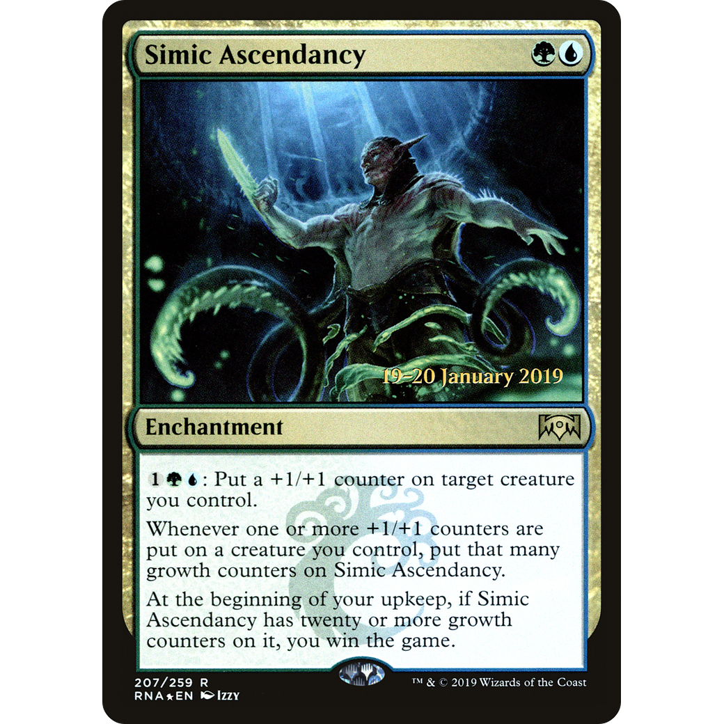 Simic Ascendancy (PRE-207) - Ravnica Allegiance Promos Foil