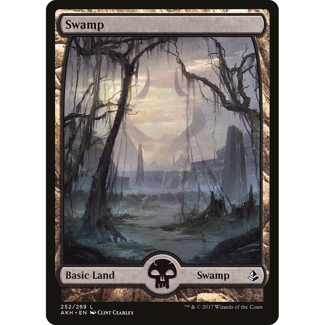 Swamp (252) - Full Art (AKH-252) - Amonkhet Foil