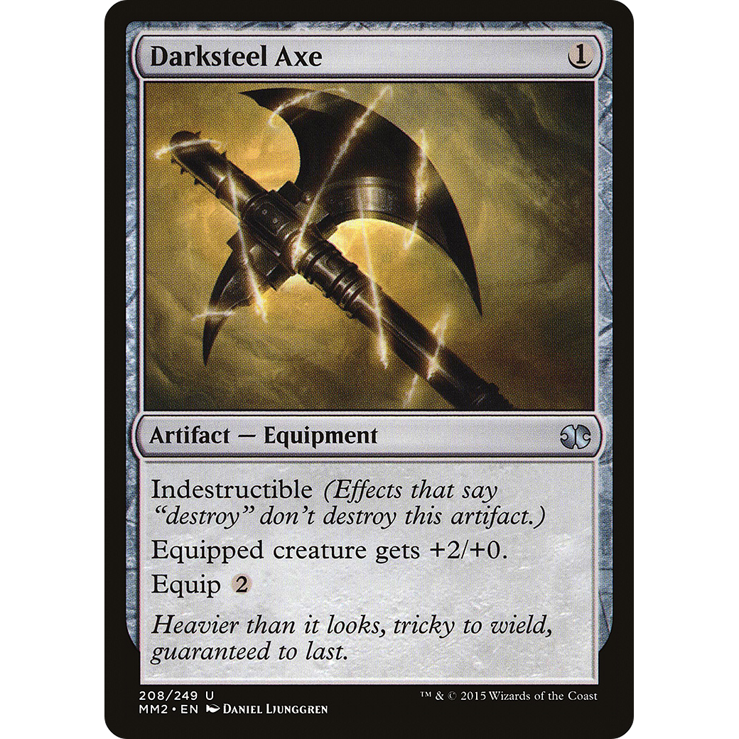 Darksteel Axe (MM2-208) - Modern Masters 2015