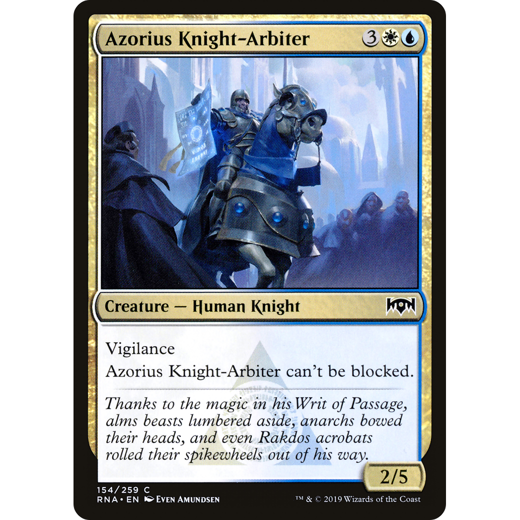 Azorius Knight-Arbiter (RNA-154) - Ravnica Allegiance Foil