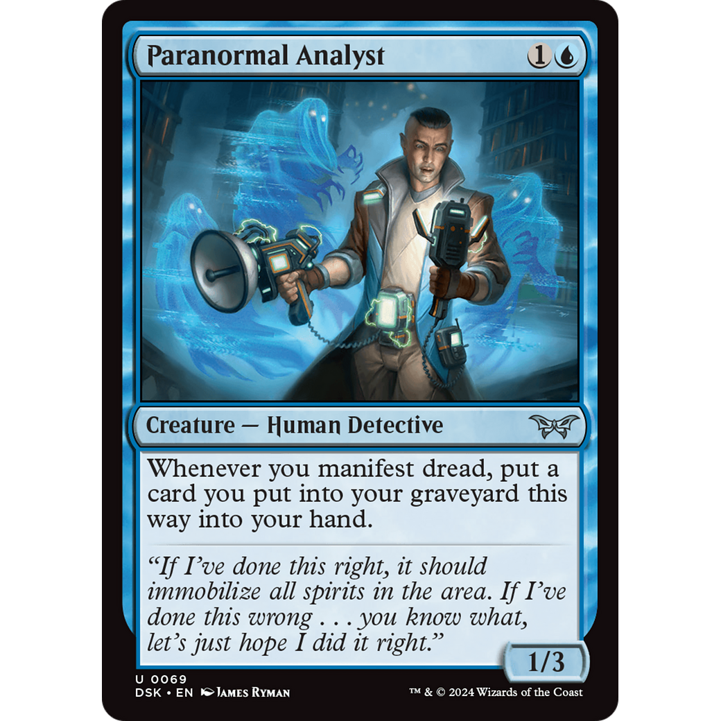 Paranormal Analyst (DSK-069) - Duskmourn: House of Horror Foil