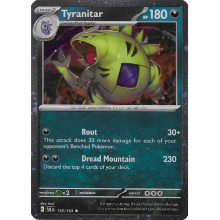 Tyranitar - 135/193 (Cosmo Foil) 135 - Miscellaneous Cards & Products Holofoil