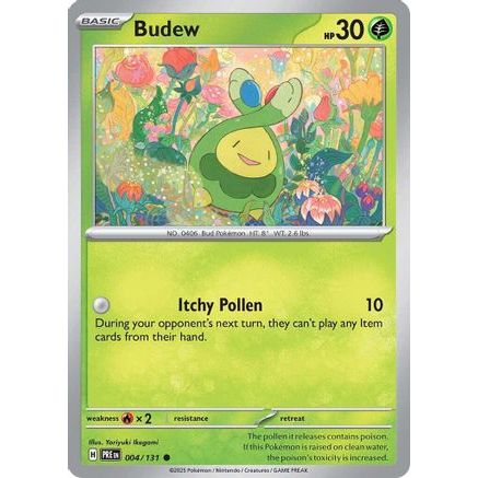 Budew 4 - SV Prismatic Evolutions Reverse Holofoil