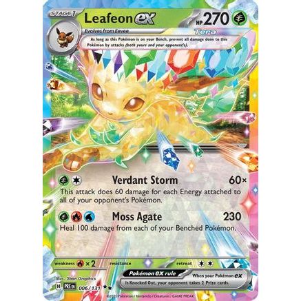 Leafeon ex - 006/131 6 - SV Prismatic Evolutions Holofoil