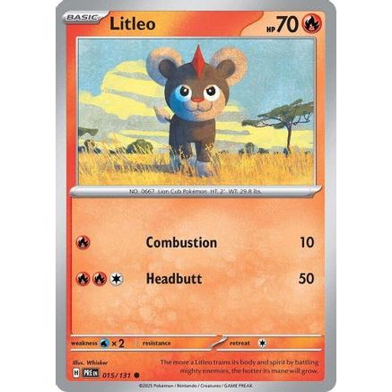 Litleo 15 - SV Prismatic Evolutions Reverse Holofoil