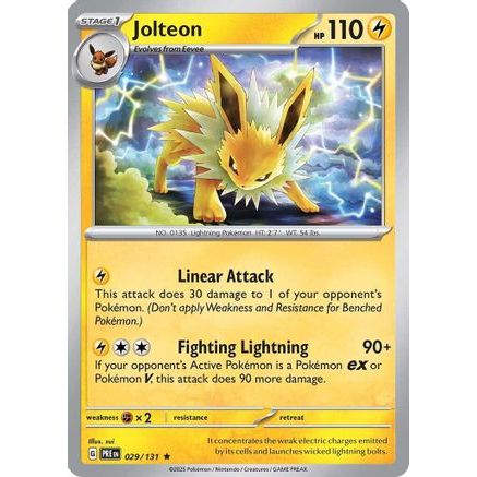 Jolteon 29 - SV Prismatic Evolutions Reverse Holofoil