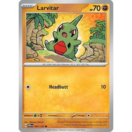 Larvitar 47 - SV Prismatic Evolutions Reverse Holofoil