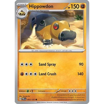 Hippowdon 53 - SV Prismatic Evolutions Reverse Holofoil